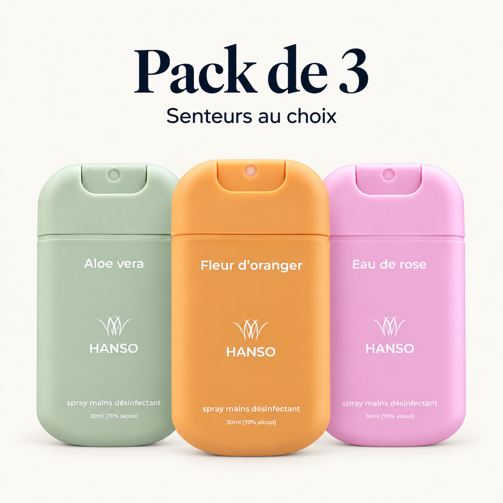 Pack HANSO x3 – Senteurs au choix
