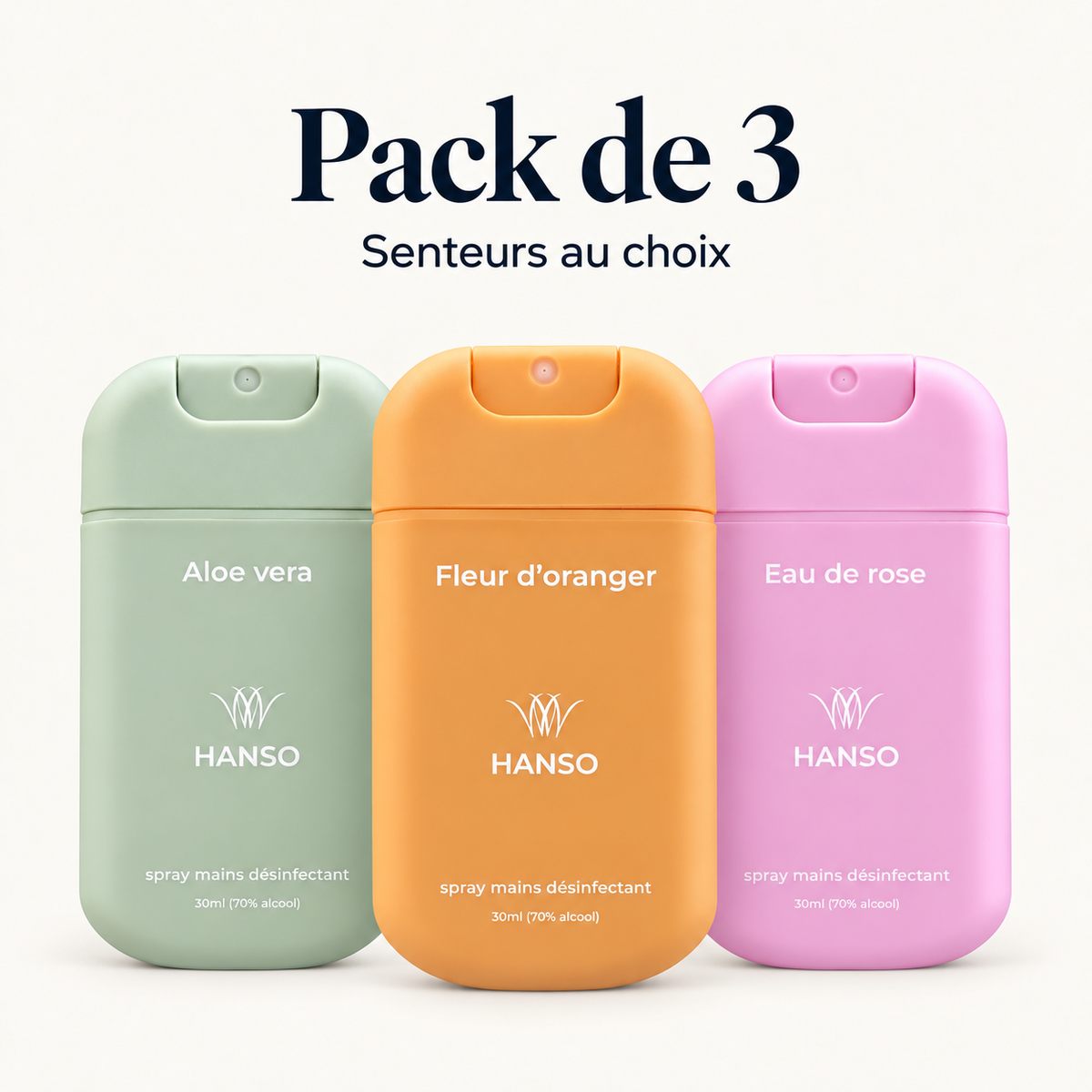 Pack HANSO x3 – Senteurs au choix