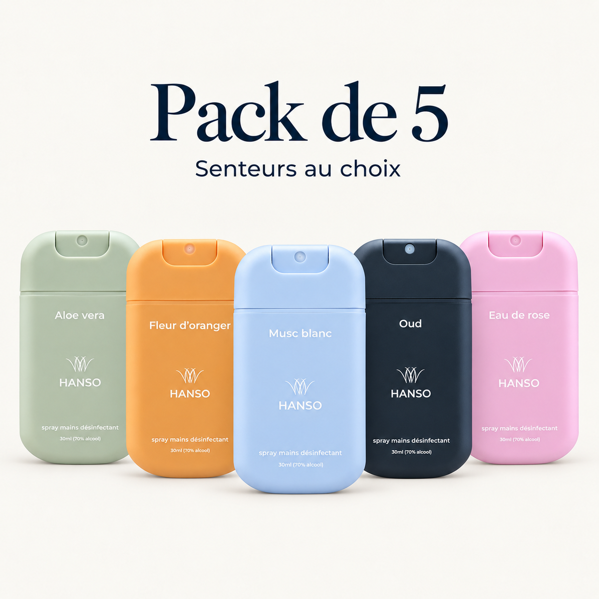Pack HANSO x5 – Senteurs au choix